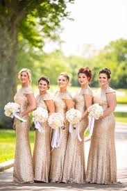 Atlantic City Country Club Wedding Photographers Jennifer Rory Gold Bridesmaid Dresses Sparkle Bridesmaid Dress Vintage Glam Wedding