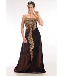 Brown Velvet Embroidered Zari Work Fustan Partywear Gown Maxim S Boutique 2886885