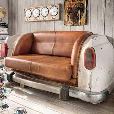 Great news!!!you're in the right place for auto sofa. Sofa Shabby Auto Heck Vintage Leder Art Allee De Kaufen