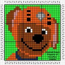 Pixel art blanche neige : 81 Idees De Pixel Pat Patrouille Point De Croix Pat Patrouille Patrouille