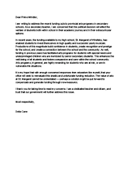 You can write a letter to any minister or any officer at any level of the government, as long as what you are writing, comprises of a subject matter which is genuine and serious; How To Address A Prime Minister In A Letter 7 Steps