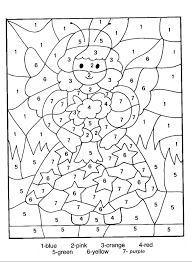 drawing coloring by numbers 125506 educational printable coloring pages