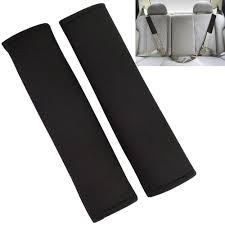 Car Seat Belt Covers For Adults Pads Strap Shoulder 1pair Car Safety Black Jmkcoz Seat Belt Cover Seat Belt Pads Seat Belt