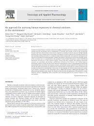 Bathroom towel holders & accessories. Pdf An Approach For Assessing Human Exposures To Chemical Mixtures In The Environment