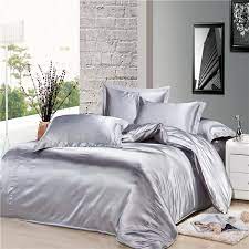 Get it as soon as fri, jul 2. Luxury Silver Gray Silk Satin Comforter Duvet Covers Bedding Sets 4pc Twin Full Queen King Fitted Flat Sheet Dhl Free Shipping Duvet Cover Bedding Set Bedding Setcover Bedding Sets Aliexpress