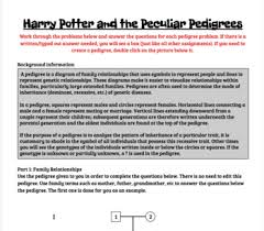 Harry potter pedigree worksheet answer key. Harry Potter And The Peculiar Pedigrees By Kelsey Nelson Tpt