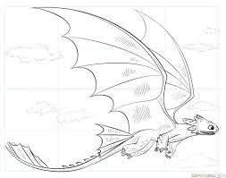 Wie Man Im Flug Keine Zahne Zeichnet Schritt Fur Schritt Zeichnen Fur Kinder Und Keine Kinder Schritt Za Toothless Drawing Drawing For Kids Drawings