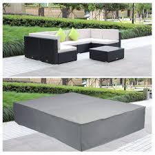 Umax Extra Large Rectangular Table Patio Furniture Covers Rattan Furniture Covers For Outdoor 7 Pcs Furniture Patio Set Want To Patio Patio Table Patio Set