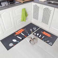 carvapet 2 piece non slip kitchen mat