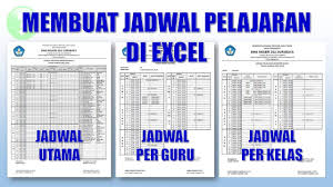 Maybe you would like to learn more about one of these? Cara Membuat Jadwal Pelajaran Di Excel Youtube