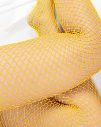 Yellow fishnets