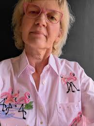 Beautiful flamingo shirt found online