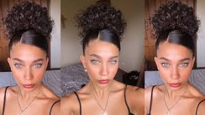 Many of the formal haircuts which are promoted at the hairstylist are for women with long hair. Easy Formal Hairstyle For Naturally Curly Hair Jayme Jo Youtube