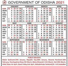 On june 25, 2021, only banks in jammu and srinagar will. Odisha Govt Calendar 2021 Holiday List For 2021 In Orrisa State Offices Awareness Box