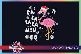 Download Flamingo Christmas Light Santa Hat Graphic By Ssflower Creative Fabrica