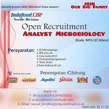 (021) 526 2112 fax : Lowongan Kerja Pt Indofood Cbp Sukses Makmur Tbk November 2019