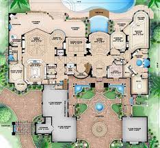 Looking for 5 or 6 bedroom house plans? Mediterranean House Plan 6 Bedrooms 6 Bath 10178 Sq Ft Plan 55 116