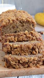 Moist Banana Bread W Crunchy Streusel Topping Recipe Super Moist Banana Bread Moist Banana Bread Banana Recipes