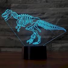 Welcome to the tutorial on learning how to animate a dinosaur character with creature. Dinosaur Bone 3d Led Night Light Lamp Yna Canvas On Artfire
