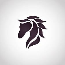 Horse Logo Vektor Sanat Illustrasyonu Sanat Logo Hayvan Logosu Piktogram