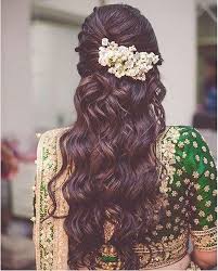 A thick long braid, decorated with flower garlands, pearls or chic golden accessories is considered to be a traditional hairstyle variety for the indian style . What Are Some Indian Wedding Hairstyles For Brides Quora