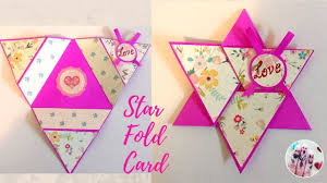 Forms of payment your dealer may accept: Star Fold Card How To Make Star Fold Card Scrapbook Card Ideas Youtube