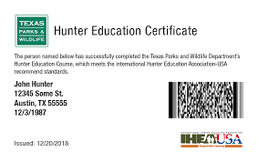 Verify that your hunter education number has been updated in the twra license system. Information Tx Hunter Education