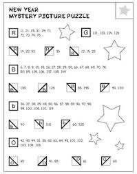 new year number chart mystery picture 5 levels from place value to mental math