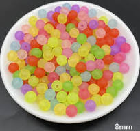 Various Shapes Candy Colored mixed color Frosted Matte Acrylic Beads For  Jewelry Making Bracelet Necklace Diy Accessories - AliExpress 36