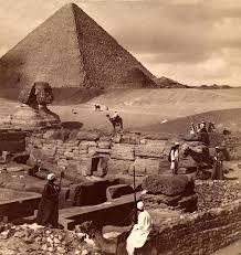 ruins of the granite temple the sphynx and great pyramid of kheops egypt 1902 pyramids egypt ancient egypt egypt
