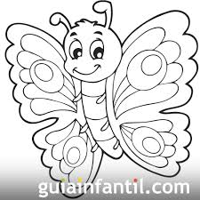 Dibujo Para Colorear Mariposa