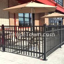 Set the terminal posts in concrete using a concrete mix. Surface Mounting Fence Posts Mount Aluminum Fence On Cement