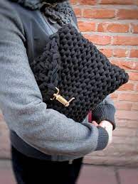 Make money when you sell · under $10 · top brands · huge selection Black Crochet Clutch Reversible Chunky Knit Clutch Bag Crochet Clutch Knitted Bags Crochet Bag