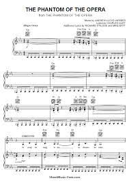 A time for us, some day there'll be when chains are torn by courage born of a love that's free a time when dreams so long denied can flourish as we un. The Phantom Of The Opera Sheet Music Andrew Lloyd Webber Sheetmusic Free Com
