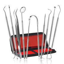 If tartar has developed on your teeth, however, only a dental professional will be able to effectively remove it. Dental Cleaning Tools 9 Pcs Dentist Tool Kit Dental Picks Set Stainless Steel Hygiene Kit Dental Picks Oral Care Set To Remover Plaque Tartar Tooth Scraper Mouth Mirror Tooth Scaler Home Use Walmart Com Walmart Com
