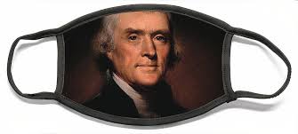 President Thomas Jefferson Face Mask by War Is Hell Store