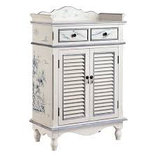 Console cabinets, decorative storage, hall chests, drawer chests. Furniture Dining Room Consoles And Credenzas White Console Cabinet With Louvered Doors And Scalloped Gallery Edge
