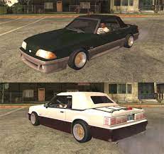 Explore more like menace 2 society mustang. Gta San Andreas 1987 Ford Mustang Gt 5 0 Convertible Mod Gtainside Com