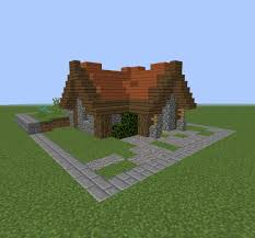 How to build a small survival house tutorial! Unfurnished Fantasy Small House Blueprints For Minecraft Houses Castles Towers And More Grabcraft