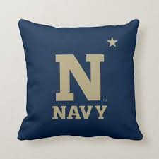 Naval Academy Logo Throw Pillow Zazzle Com Naval Academy Academy Logo Midshipmen Naval Academy