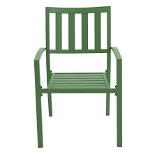 Hampton Bay Mix And Match Fern Metal Slat Outdoor Dining Chair 2 Pack Fss60508i2pkfn The Home Depot Metal Patio Chairs Metal Dining Chairs Outdoor Dining Chairs