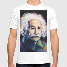 Traditional & mixed media artist. Albert Einstein T Shirt By Denise Esposito Society6