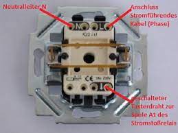 4 das schalten des neutralleiters ist bei fehlerstromschutzeinrichtung (rcd) erforderlich. Taster Schaltung Anschliessen Praxisanleitung