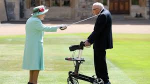 Tom moore becomes an honorary colonel. Covid 19 Captain Sir Tom Moore In Hospital With Coronavirus Bbc News