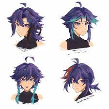 5wirl with Scaramouche's hairstyle Genshin Impact | HoYoLAB