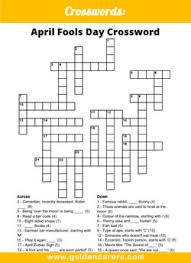 Jun 28, 2021 · printable april trivia. April Fools Day Crossword