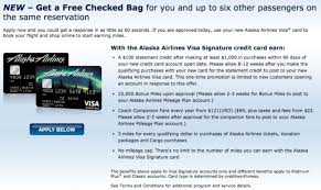 Maybe you would like to learn more about one of these? Alaska Airlines Credit Card Now Includes Free Checked Bag