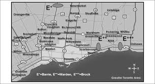 Address rexdale map by googlemaps engine: Map Showing Location Of The Study Sites Along Highways 400 And 401 In Download Scientific Diagram