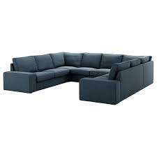 Kivik Sofa U Form 6 Sitzig Hillared Dunkelblau Ikea Deutschland U Formiges Sofa Couch U Form Ikea Sofas