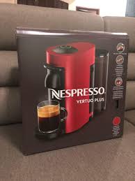 Nespresso vertuoplus coffee machine by magimix spares. Nespresso Vertuo Plus Espresso Machine Red Tv Home Appliances Kitchen Appliances Coffee Machines Makers On Carousell